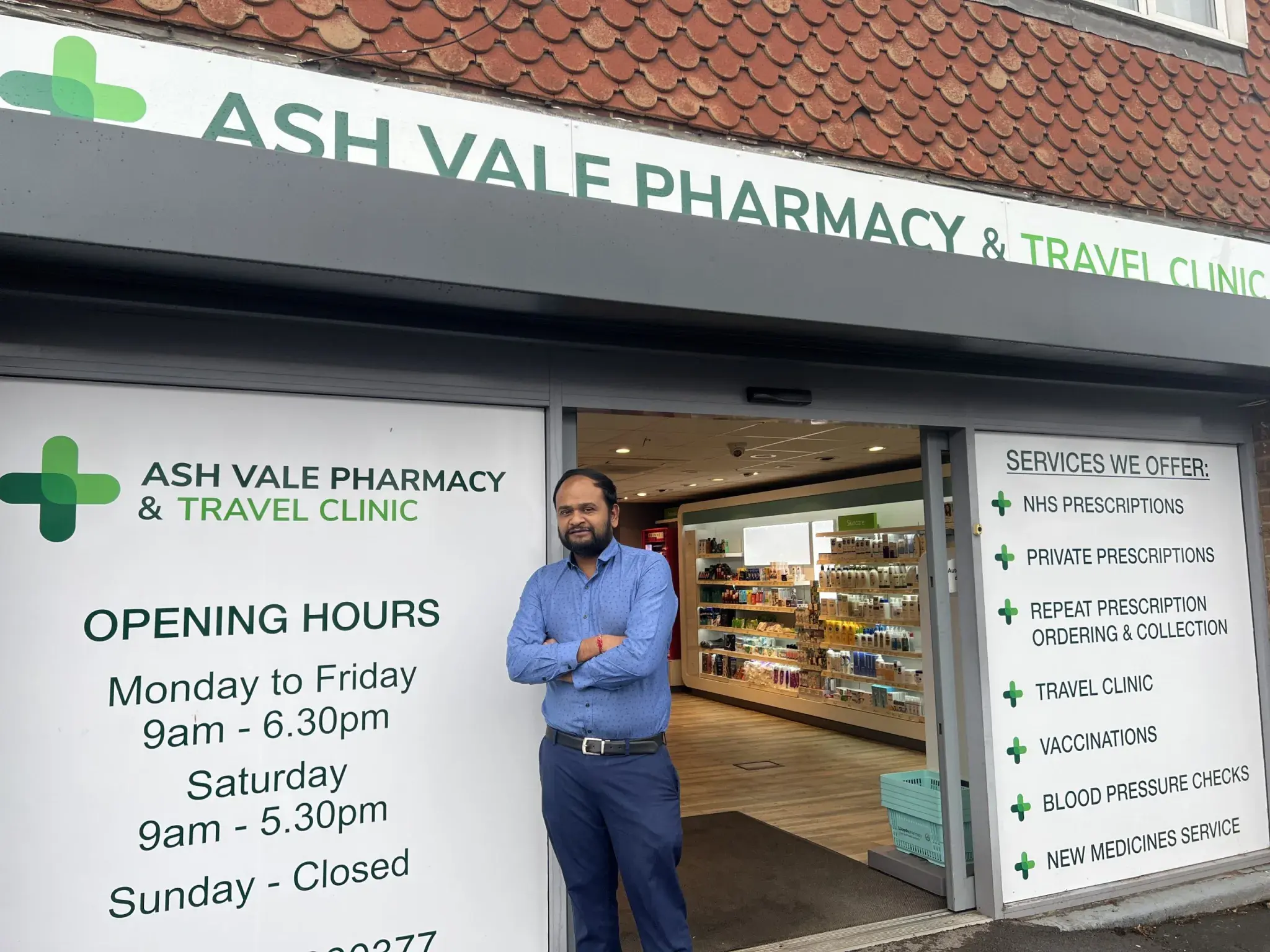 High praise for Ash Vale Pharmacy