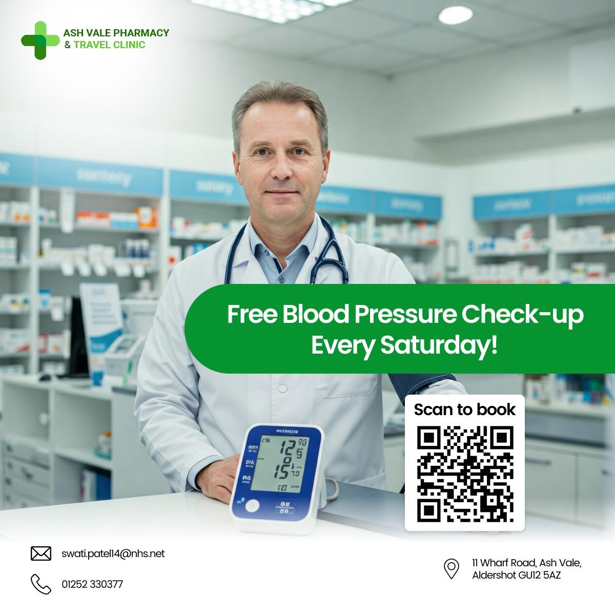 Caring for Our Community: Free Blood Pressure Checks Every Saturday!