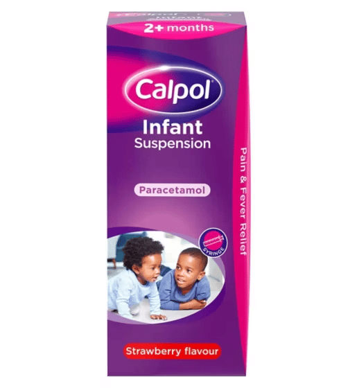 Calpol Infant Suspension 2+ Months Strawberry Flavour 200ml